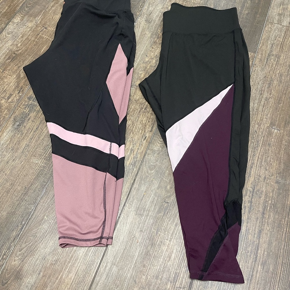 Lane Bryant Livi Active Legging Workout Pants BUNDLE Size 26 / 28
